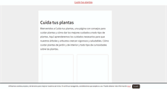 Desktop Screenshot of cuidatusplantas.com